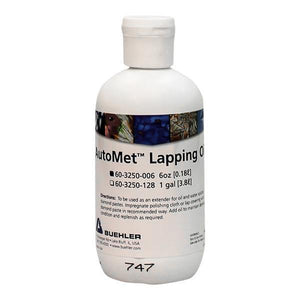 AutoMet Lapping Oil, 6oz-p - JH Technologies