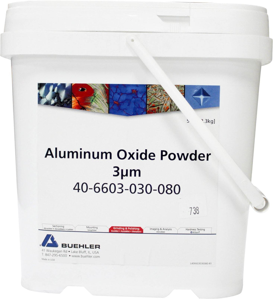 Aluminum Oxide Powder, 3um, 5lb – JH Technologies