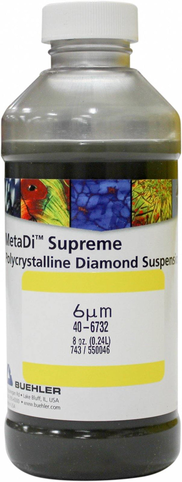 Dye-Free MetaDi Supreme, Poly, 6 µm 8oz-p - JH Technologies