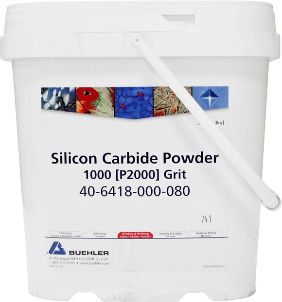 Silicon Carbide Powder, 1000 [P2000], 10µm, 5lb - JH Technologies